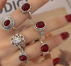 Natural Stone Fidget Spinner Ring for Discreet Stress Relief