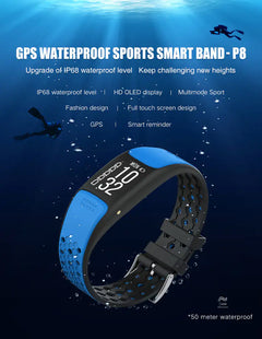 Waterproof Fitness Tracker & Swimmer's Watch