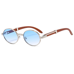 Sleek UV Protection Oval Sunglasses