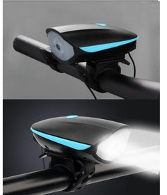 Rechargeable Bicycle Headlight & Horn