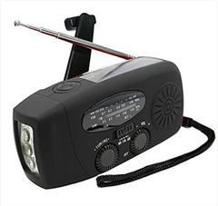 Portable Multi-Powered Emergency Weather Radio