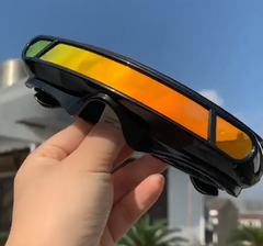 Neon Velocity Wraparound Sport Shades