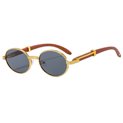 Sleek UV Protection Oval Sunglasses