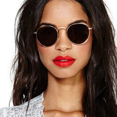 Women's Mirror Metal Sunglasses