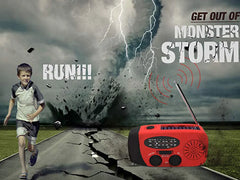 Portable Multi-Powered Emergency Weather Radio