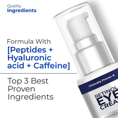 Retinol Under-Eye Cream for Puffiness & Bags