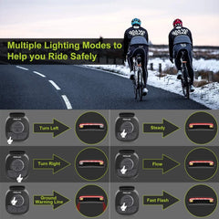 Smart AutoBrake-Sensing Bicycle Wireless Turn Light