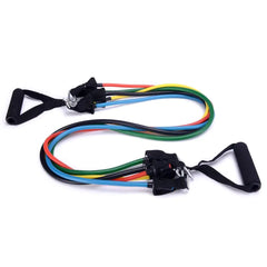 11 Pcs Resistance Band Set for Crossfit & Yoga Fitness