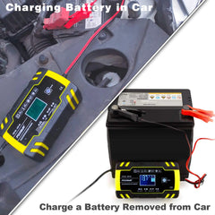 LCD Display Motorcycle Battery Charger
