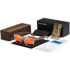 Retro Polarized Bamboo Wood Sunglasses