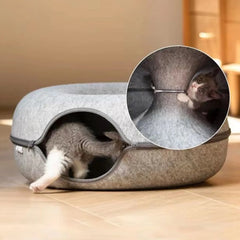 Donut Pet Cat Tunnel