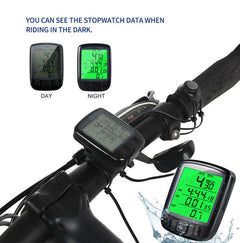 Bicycle Wireless Digital Speedometer & Odometer