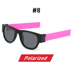 Fancy Slap Wristband Polarized Sunglasses