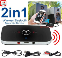 2-in-1 B6 Bluetooth 5.0 Transmitter-Receiver Audio 3.5mm Auxiliary Adapter Jack