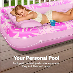 Inflatable Floating Pool Bed