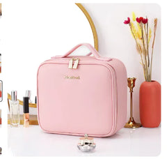 Travel Makeup Bag w Full-Screen Mirror