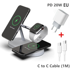 3-in-1 Wireless MagSafe Charger Stand