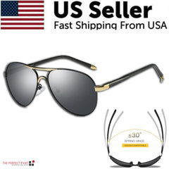 Men's Polarized Pilot Sunglasses