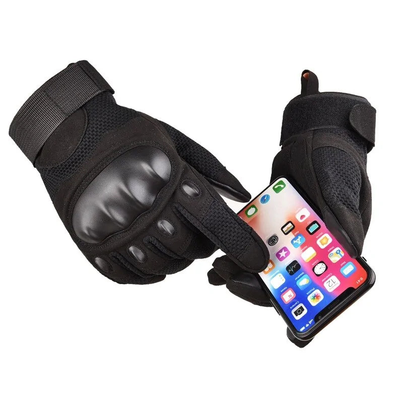 Full Finger Tactical Military Gloves w TouchScreen Functionality