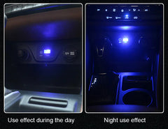 3x Mini Blue LED USB Ambient Lamp Accessories