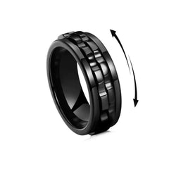 Titanium Fidget Spinner Ring