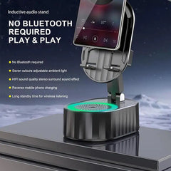 Cell Phone Stand w Bluetooth Speaker & HD Surround Sound