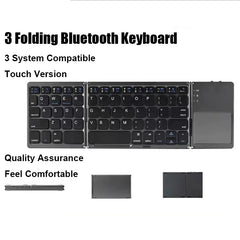 Triple Folding Bluetooth Keyboard