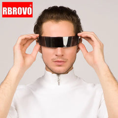 Wrap-Around Futuristic Sunglasses