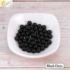 Natural Crystal Beads - Pink Quartz & Garnet Agate