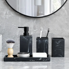 Marble Pattern Accessories Set