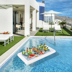 Inflatable Pool Party Ice Tray & Beverage Cooler
