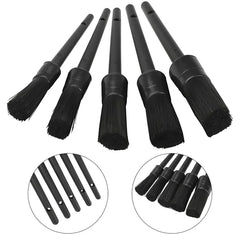 5pc Detailing Boar Hair Brush Kit