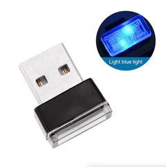 3x Mini Blue LED USB Ambient Lamp Accessories