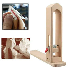 Beechwood Hand-Sewing Leather Clips w Wide Clamps