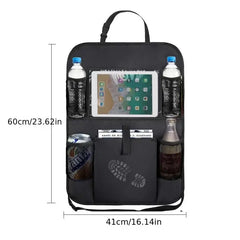 Seatback Organizer w Cup Holder