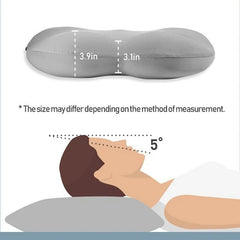 3D Neck Micro-Airball Pillow: Deep Sleep Washable Headrest