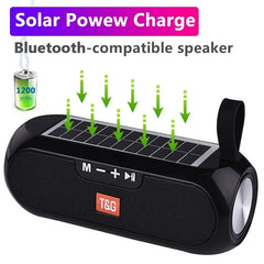 Solar Charging Bluetooth-Compatible Mini-Speaker