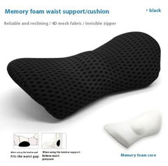 Ergonomic Memory-Foam Back Support Pillow