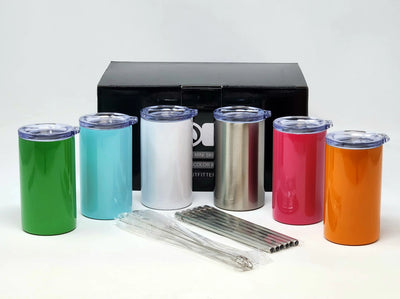 3oz Sublimatable Straight Shotglass Tumbler - 6-Pack