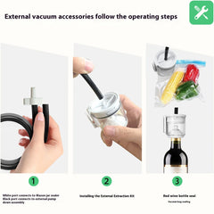 Electric Mason Jar Vacuum Sealer
