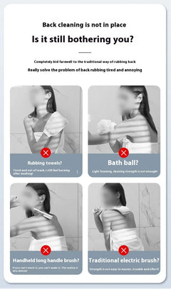 Electric Wall-Mounted Shower Body Brush