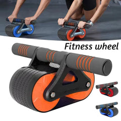 Abdominal Muscle Fitness Double-Wheel Exerciser