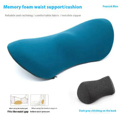 Ergonomic Memory-Foam Back Support Pillow