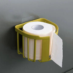 Multipurpose Bathroom Tissue Holder & Storage Basket