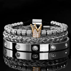 Roman Royal Men's Stainless Steel Bracelets