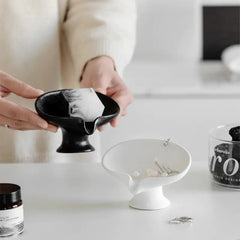 Ceramic Leaf-Shape Soap Dish