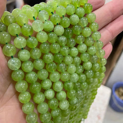 Natural Olive Crystal Olivine Loose Beads