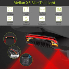 Smart AutoBrake-Sensing Bicycle Wireless Turn Light