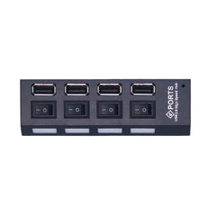 Universal High-Efficiency Hub Driver-Free USB Port w Switch