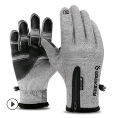 Waterproof Zippered Touchscreen Gloves